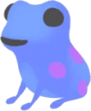 左向き停止カエル