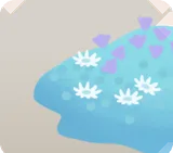 右の停止茂み