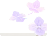 傍らの紫陽花