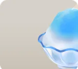 かき氷・ブルーハワイ