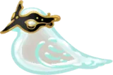 仮面を着けたガラスの鳥