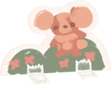 ピキのお絵描きペーパークラフト
