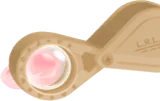 研究所の宝石ルーペ