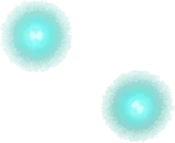 手前で飛び回る光虫