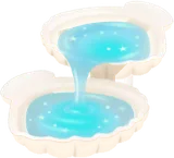 貝がらの水飲み場