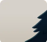 暗い森の針葉樹