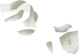 転がるティッシュのゴミ