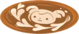 冬のラテアート・ピグミー