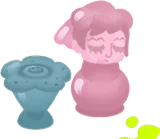 怪しいホムとブーケのコマ