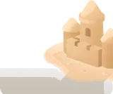 立派な砂のお城