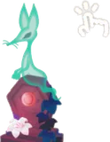 花が手向けられた石碑
