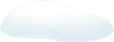 雪が積もった丘