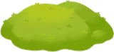 緑色盆栽の丘