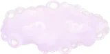広がるふわふわの泡