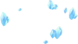 散らばる氷の欠片