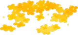 降り積もった金木犀の花