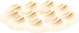 焦げ目をつけたメレンゲ