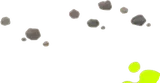 散らばった小石