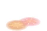 足元を照らす花火柄