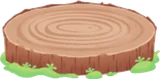 大きな切り株