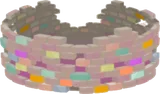 奇妙なレンガの土台