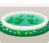 浮き草の池
