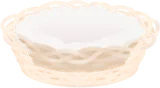 蔓で編んだバスケット