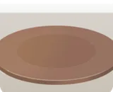 チョコ色プレート