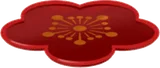 梅の漆盆