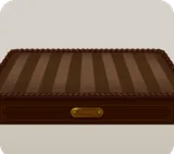 エレベーターの座席の下の荷物入れ