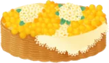 ミモザの花カゴ