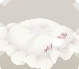 真っ白なふかふかクッション