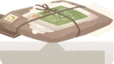 束ねられた郵便荷物