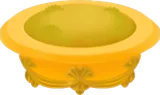 黄金色の鉢