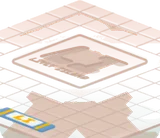 コンビニの歩道
