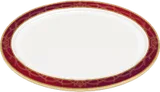 洋食を引き立てるリッチなお皿