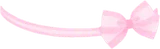 ピンクのラッピングリボン