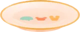 小さくてシンプルなお皿