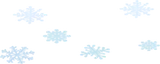 降り積もった雪の結晶