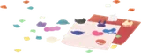 今年の切り絵と紙吹雪2022