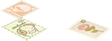 3枚の切手