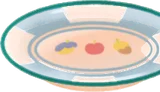 林檎の実の絵付豆皿