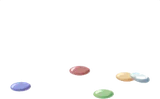 色とりどりのおはじき