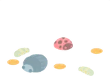 虫のペレット