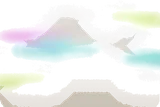 地面をはう虹色の霧