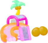 サマープールスライダーの木