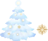 聖なる森のクリスマスの木