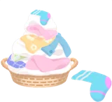 山積みの洗濯物の木