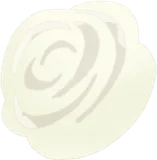 白薔薇コサージュ