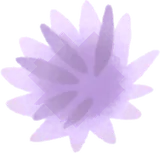 砂丘の小さな草・紫